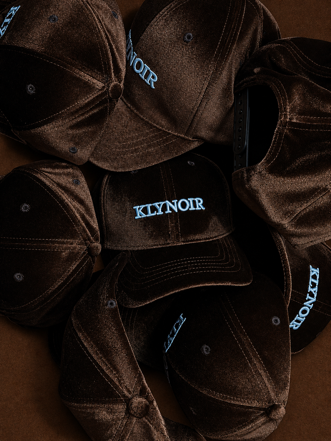 Brown Velvet KLYNOIR Cap