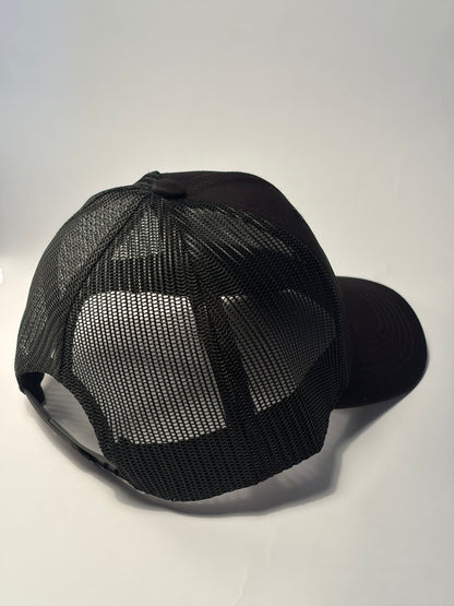 KLYNOIR Black Cotton Trucker Cap